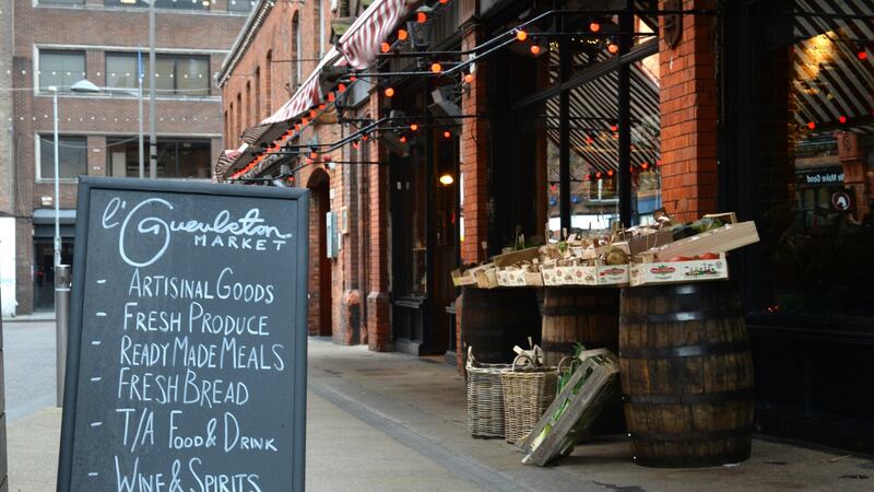 L’Gueuleton Market on Fade Street, Dublin. Photograph: Dara Mac Dónaill