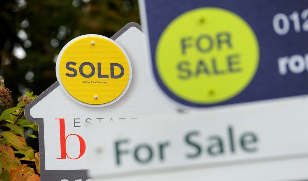 Property prices rose by 9.8 per cent on average in the first quarter compared with the same period last year. Photograph: Andrew Matthews/PA Wire