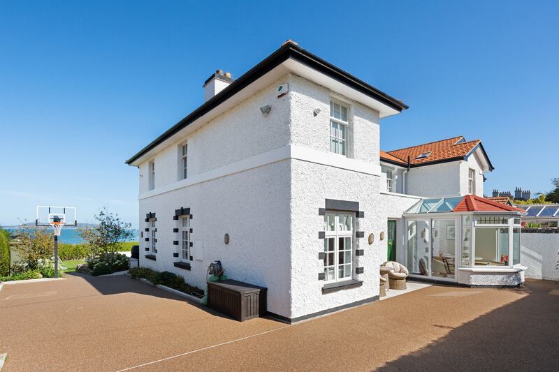 View from the side of the property