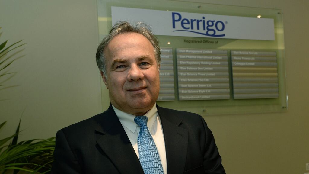 Joe Papa CEO and president of Perrigo which is battling to escape the attentiions of rival Mylan. Photograph: Brenda Fitzsimons / The Irish Times