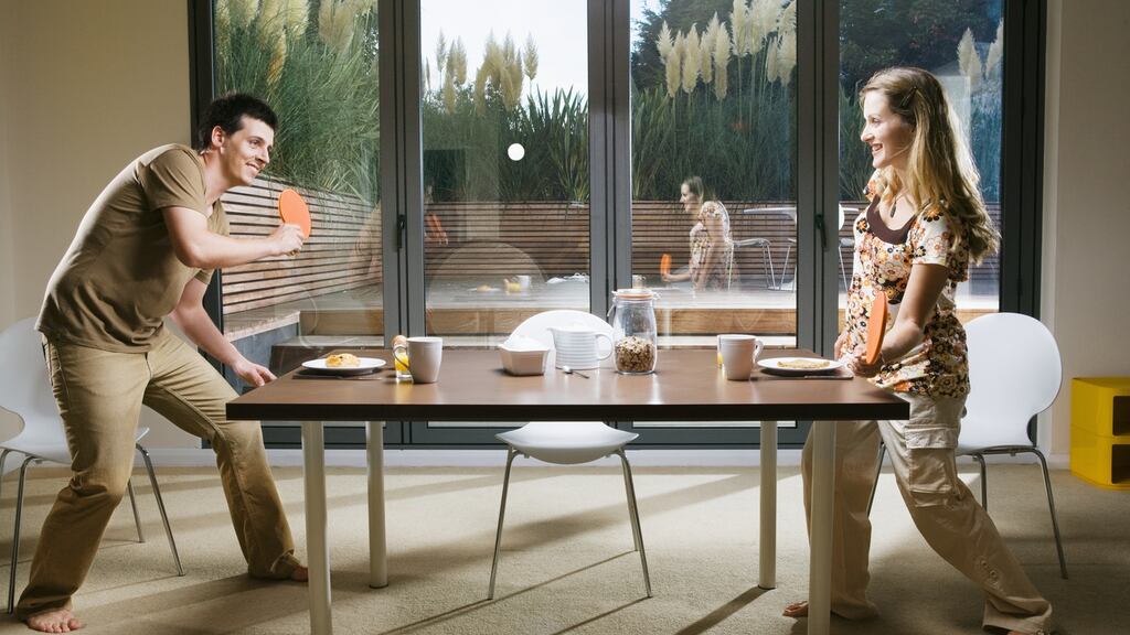Just over a month ago, I consideredping pong to be  a silly game for engineers on six-figure salaries in Silicon Valley. Now I catch myself hoping to make next year’s Olympics. Stock photograph: Getty Images