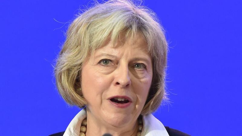 Britain’s home secretary Theresa May who said that net migration in to Britain was ‘far too high’ and ‘simply unsustainable’. Photograph: EPA