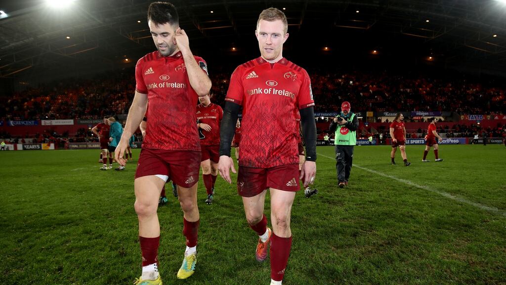 Conor Murray and Keith Earls both start for Munster in their Pro14 quarter-final meeting with Benetton. Photo: Inpho