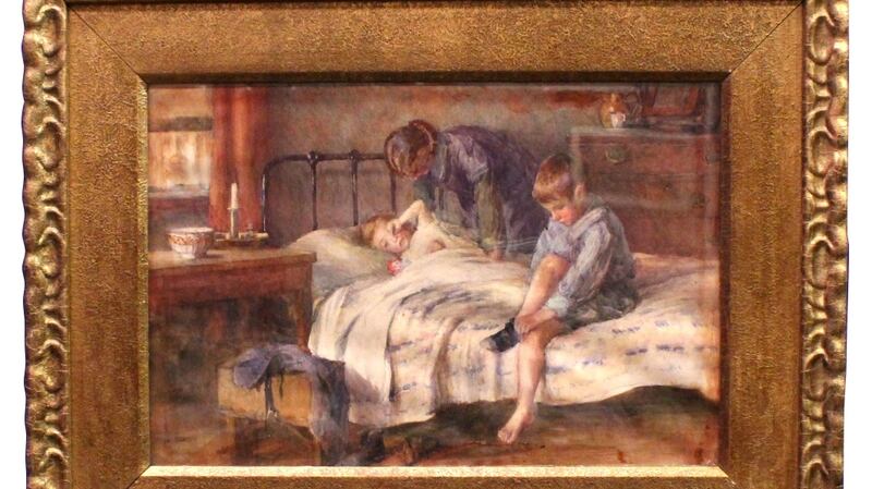 ‘Rise and Shine’ a watercolour dated 1915 by Lady Kate Dobbin €4,000-€6,000.