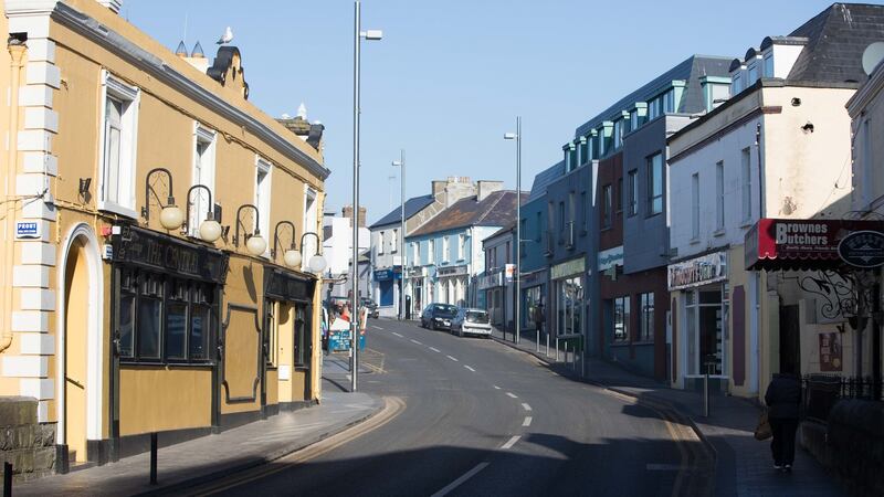 Balbriggan’s main shopping thoroughfare, Co Dublin. Photograph: Tom Honan