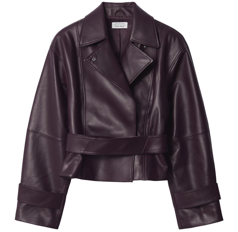 Leather jacket, €499, & Other Stories