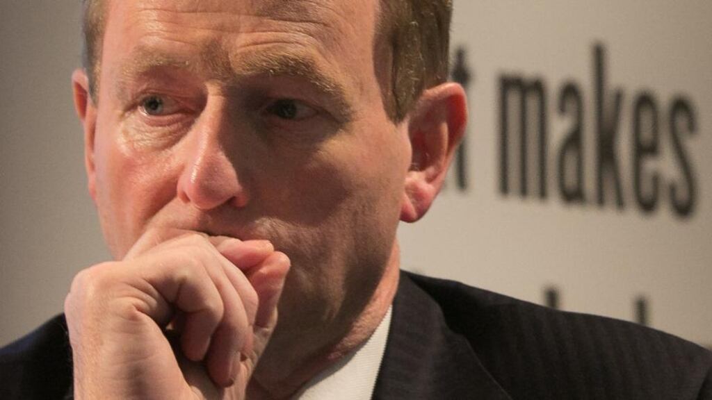 ‘Was it pure coincidence that this political difficulty for the Taoiseach Enda Kenny was solved on the Tuesday morning by the commissioner’s resignation?’. Photograph: Gareth Chaney/Collins