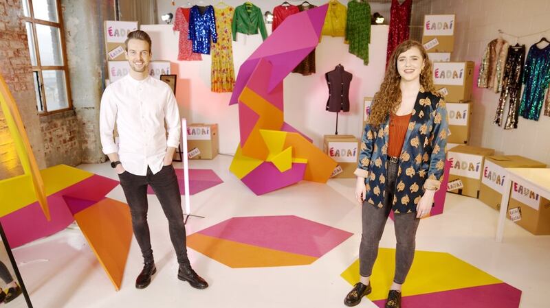 Proinsias Ó Coinn and Caoimhe Ní Chathail in Éadaí SOS