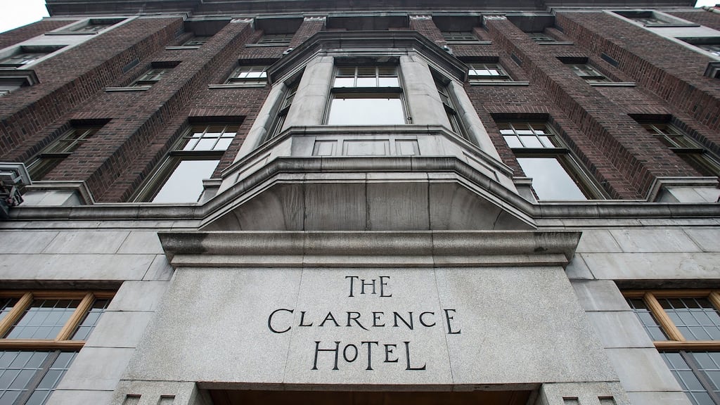 The Clarence Hotel, Wellington Quay, near Temple Bar, Dublin. File photograph: Dave Meehan/The Irish Times