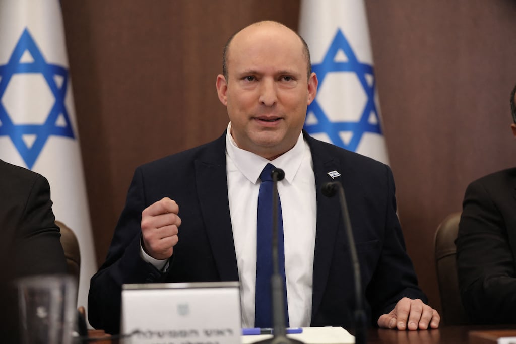 Israeli prime minister Naftali Bennett. Photograph: Abir Sultan/Pool/AFP via Getty