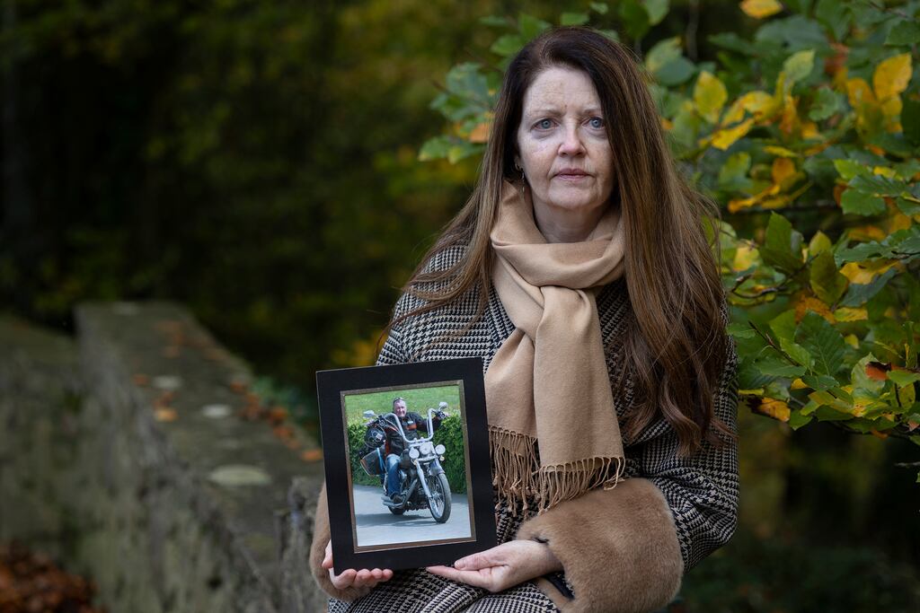Jackie Fehilly, sister of Maurice Fehilly, who was killed in a motorcycle crash three years ago. Photograph: John D Kelly