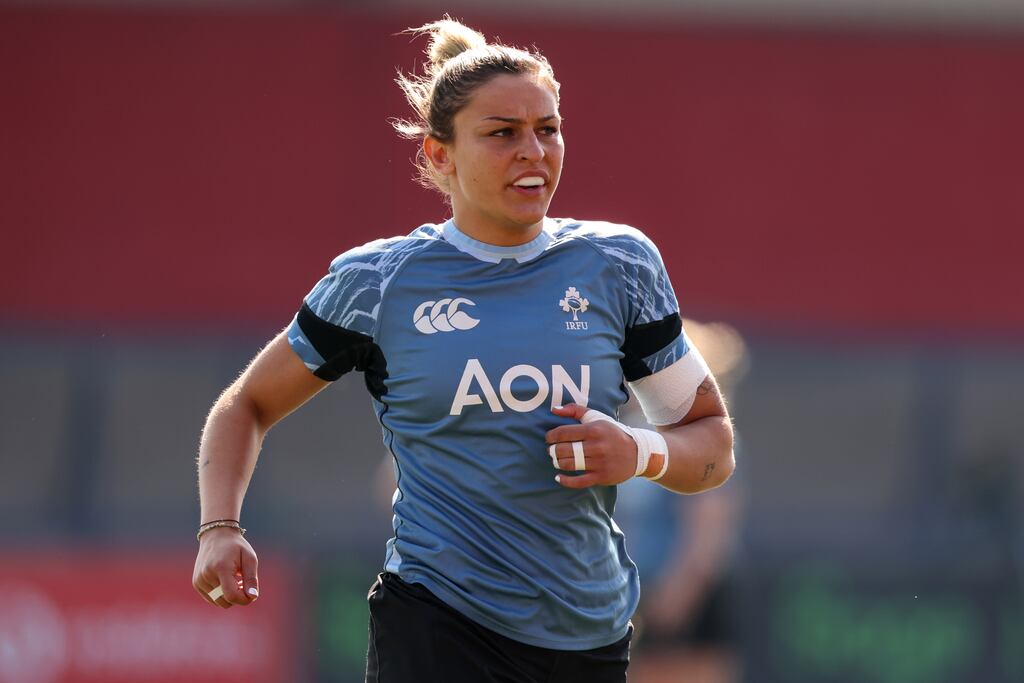 Ireland's Erin King has suffered a significant injury. Photograph: Ben Brady/Inpho