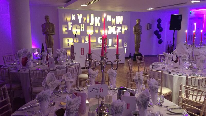 An Oscar night-themed party with The Party Pros.