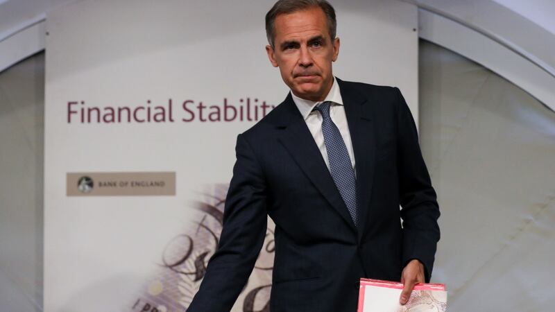 Mark Carney, governor of the Bank of England: bank forecast a no-deal Brexit could have worse consequences for the UK economy than the 2008 crisis.