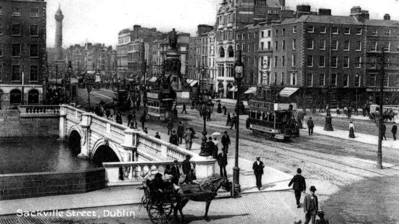 “The more elegant Dubliners rarely cross the O’Connell Bridge unless they are on their way to a race meeting in the Phoenix Park or being carried, toes turned up, upon their final journey to Glasnevin” – Douglas Goldring, 1917