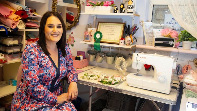 Samantha Stuart, owner of Pretty Bowtique. Photograph: Patrick Browne