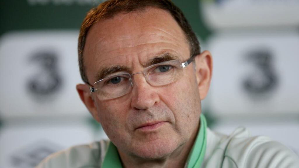 Republic of Ireland manager Martin O’Neill, who had talks with Aston Villa boss Paul Lambert concerning Roy Keane.