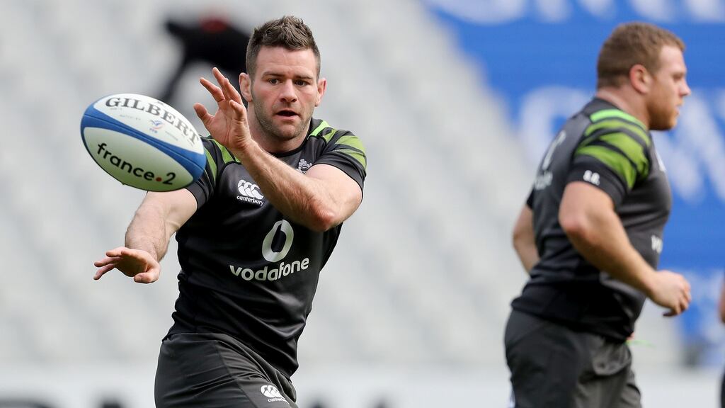 Fergus McFadden: will pose a threat in Leinster’s attack against Edinburgh. Photograph: Dan Sheridan/Inpho
