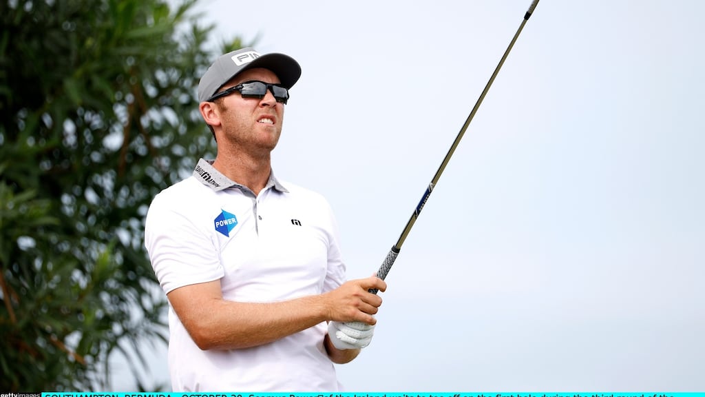 Séamus Power finished with a round of 67 at the Bermuda Championship. Photo: Cliff Hawkins/Getty Images