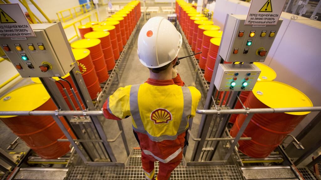 Shell now aims to curb its net carbon footprint, including emissions of its consumers, by around 20 per cent by 2035. Photograph: Andrey Rudakov/Bloomberg