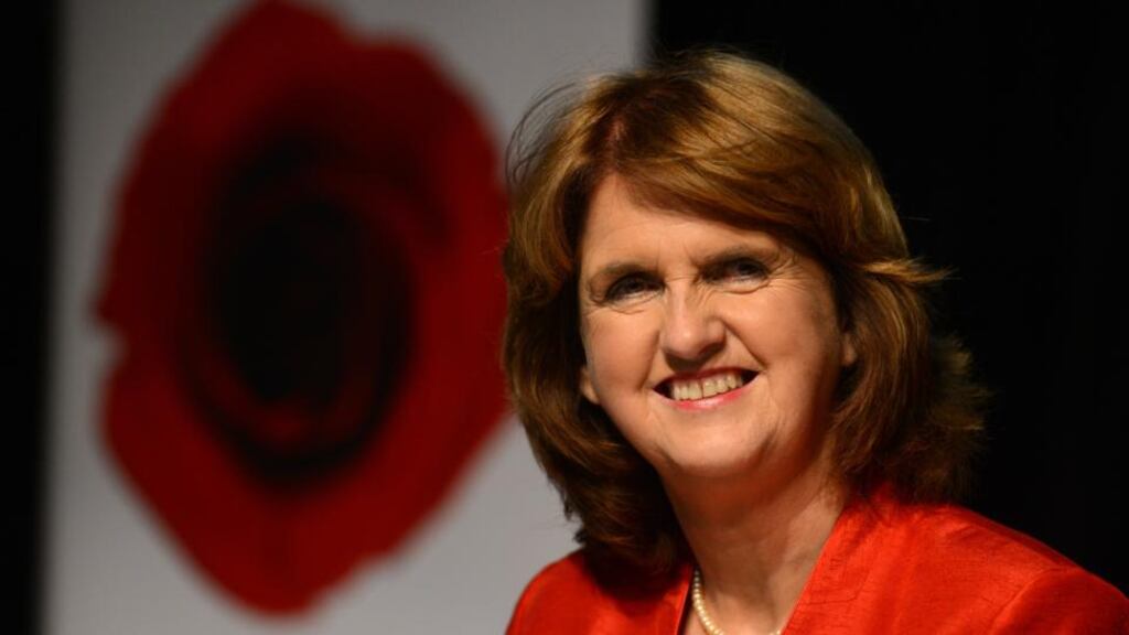 Tánaiste Joan Burton after her election in July as the new leader of the Labour Party Photograph: Cyril Byrne