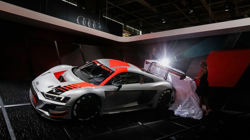 Audi is dropping heavy hints about the look of the next-generation R8 supercar with its R8 LMS racing car