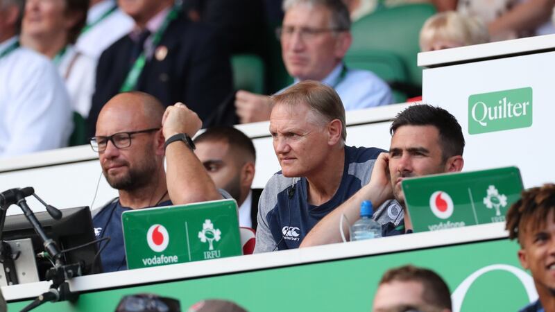 Joe Schmidt lamented Ireland’s ‘dishevelled’ performance at Twickenham. Photograph: Billy Stickland/Inpho