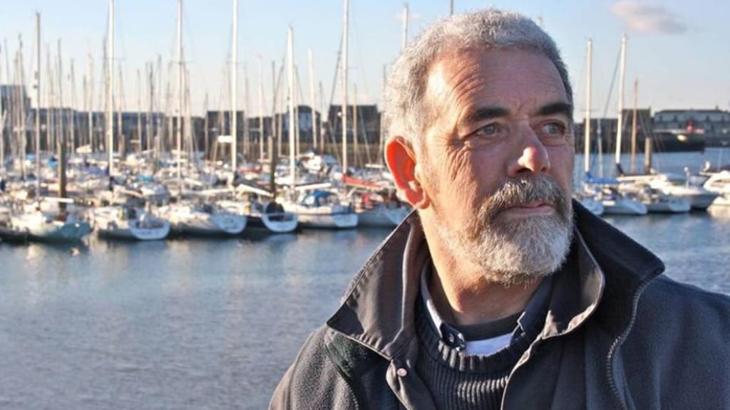 Poet Theo Dorgan introduced his selection of 21 pieces of work by Irish and international writers, which are framed and displayed during Cúirt. Photograph: Pat Boran, Dedalus Press