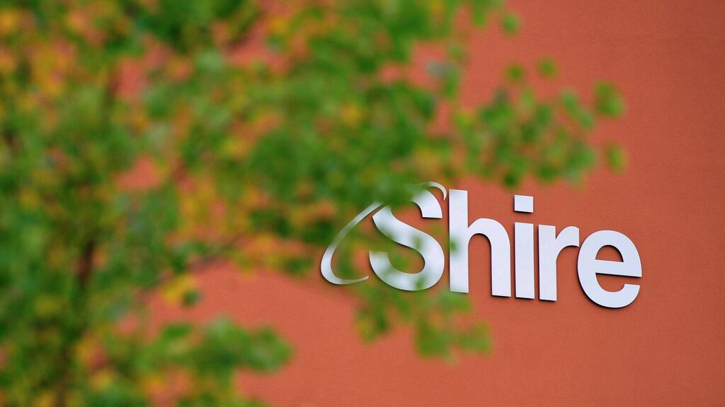 Shire acquired Baxalta, which was a US rival, in a so-called mega-merger worth about $32 billion last year. Photograph: Aidan Crawley/Bloomberg