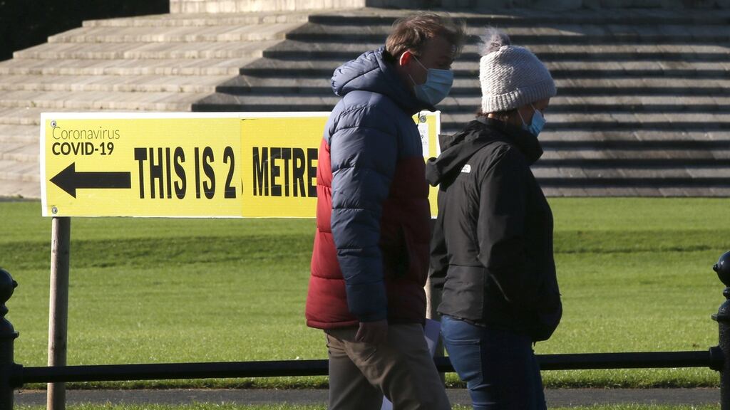 In the past month, the five-day average of coronavirus cases has gone from 99 a day to 463 a day, a near fivefold increase. Photograph: Stephen Collins/Collins