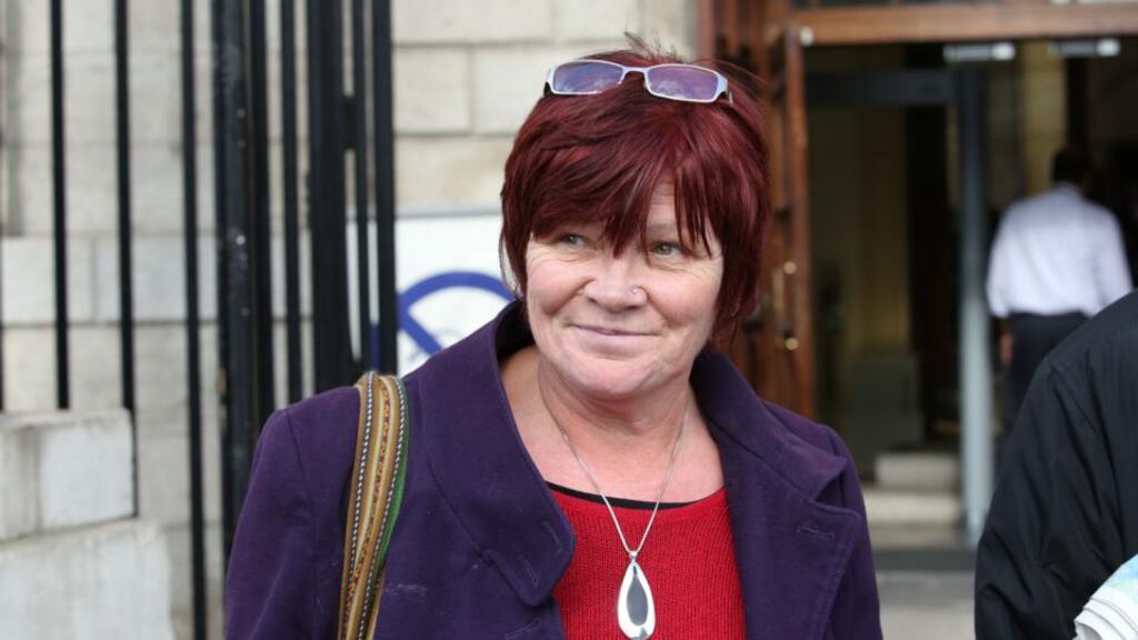 Louis McEntagart, for Greyhound, told the High Court that legal proceedings related to the lengthy pay dispute could be struck out, apart from a legal costs issue against three politicians including Joan Collins TD (above). Photograph: Collins