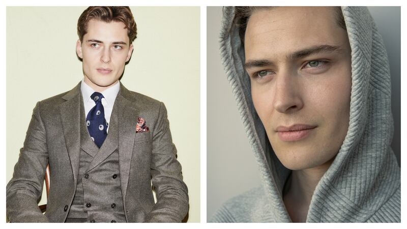 Caoimhin O'Brien: 'I decided to train at UAL as a graphic designer, so now I combine that with modelling.'