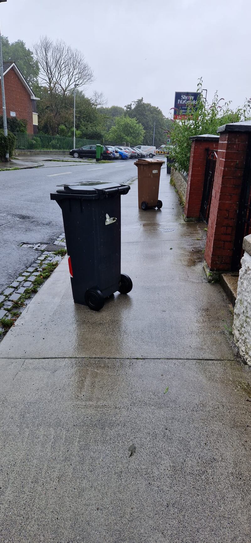 One person said they broke their ankle because of unexpected street furniture on a footpath. Photograph: NCBI