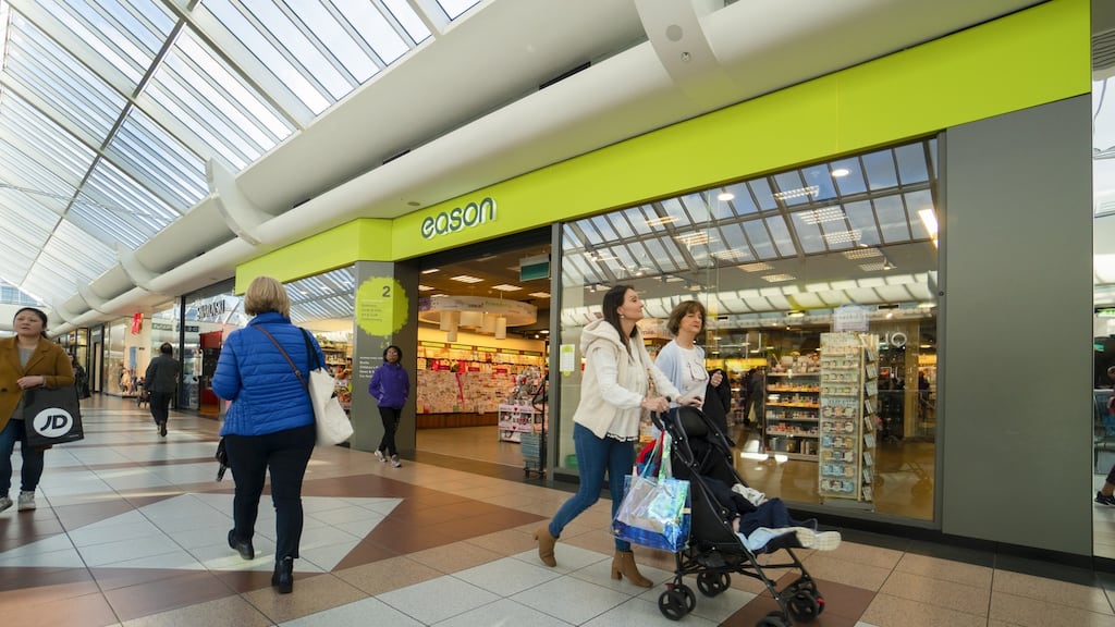 Eason’s store comprises a double unit of 1,125sq m (12,104sq ft) over two floors. It has the benefit of frontage on levels 1 and 2 at Blanchardstown Centre.