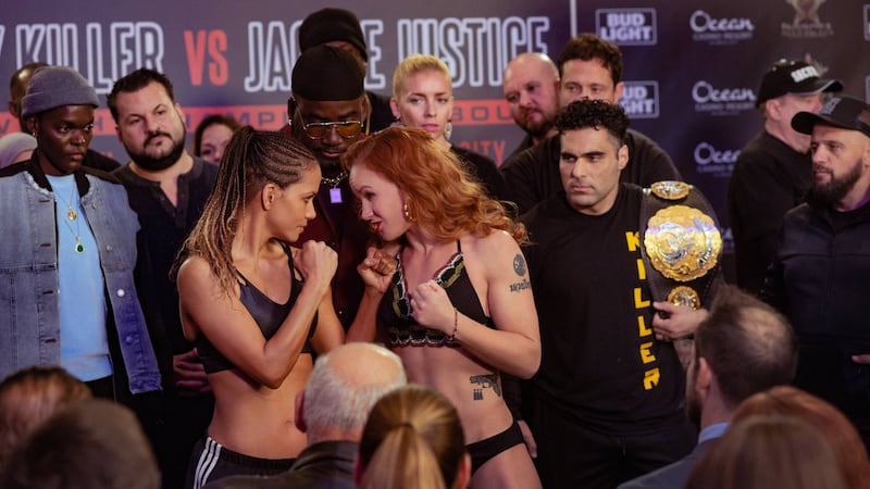 Halle Berry and Valentina Shevchenko in Bruised