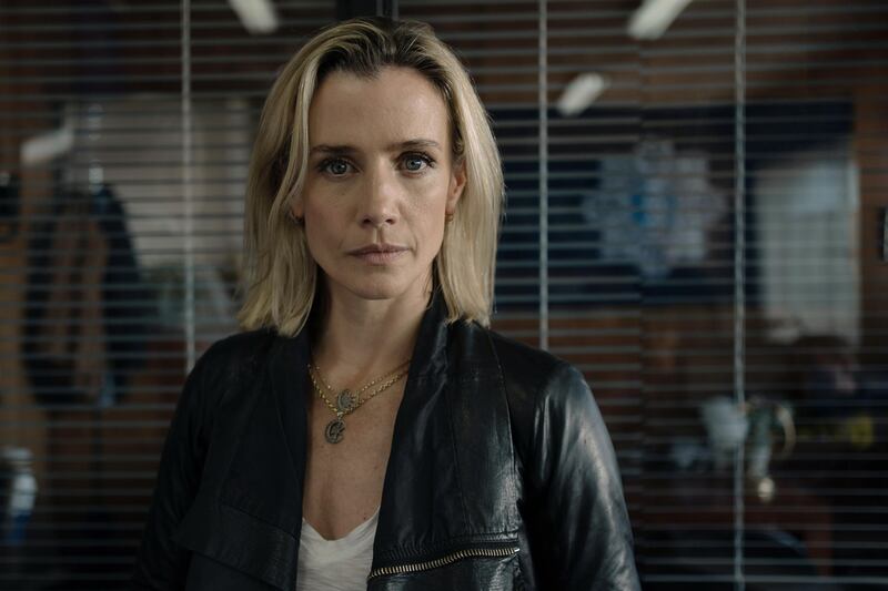 Blackshore: Lisa Dwan in one of DI Fia Lucey's leather jackets