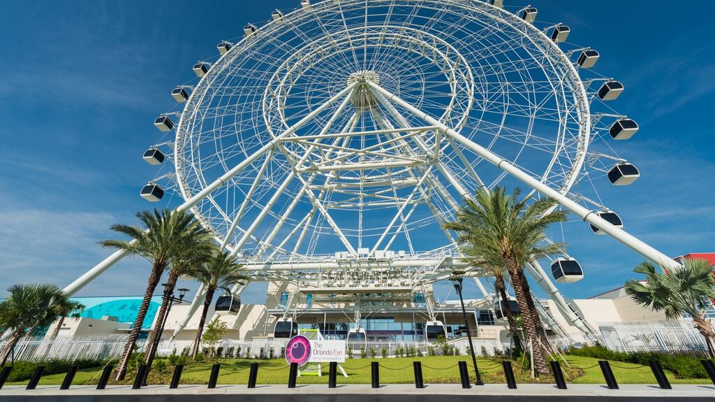 The Orlando Eye is the largest observation wheel on the East Coast of the USA.