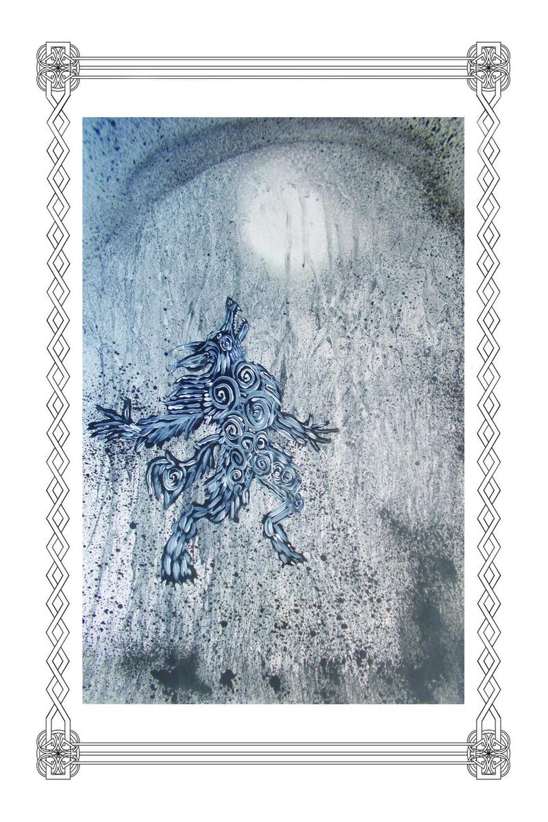 An illustration from Irish Gothic by Steve Lally