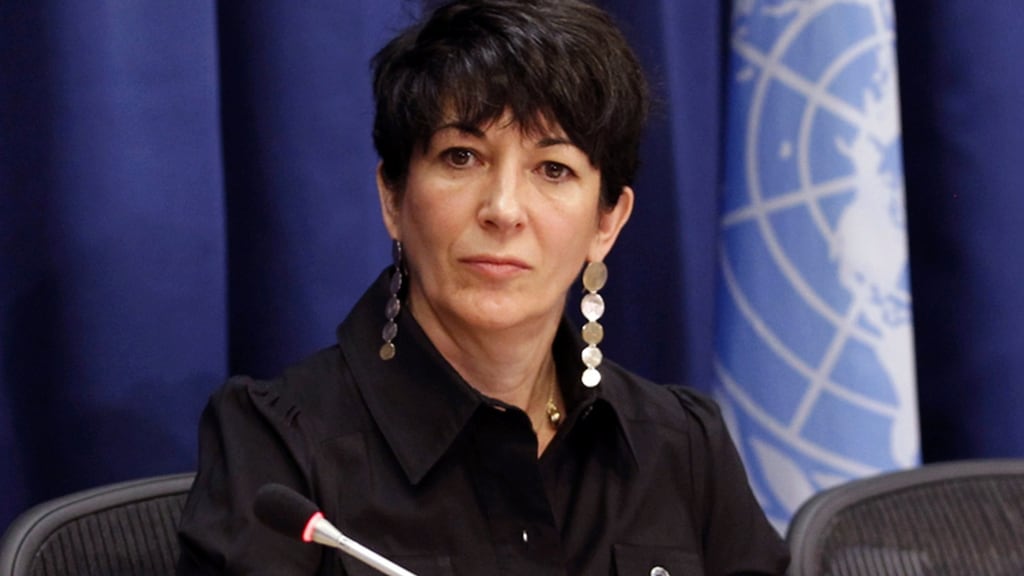 Ghislaine Maxwell. Photograph: United Nations Photo/Rick Bajornas via AP