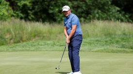 ‘I was doing handstands’: Pádraig Harrington blames overconfidence for Senior PGA setback