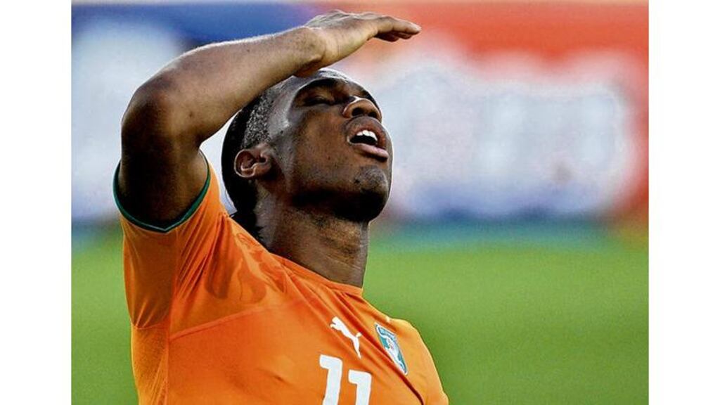 Didier Drogba (left) and Salomon Kalou could play at the weekend.