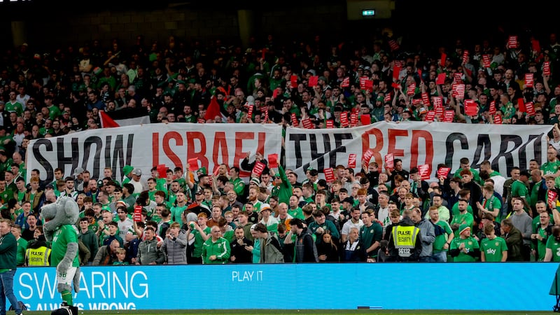 FAI chief confirms association has asked Fifa and Uefa to take ‘strong position’ on Israel