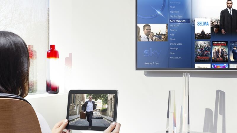 Sky Q involves “fluid viewing”, or Sky’s term for pausing content on one screen and picking it up from the same point on a tablet device or on another television in another room.