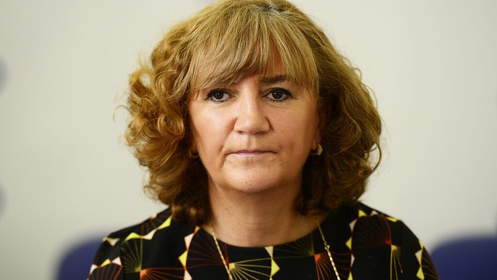 INMO President Martina Harkin-Kelly said if the Government did not make a serious pay offer by September 26th, the 300 delegates at its special conference in September would face a stark choice. Photograph: Cyril Byrne/THE IRISH TIMES