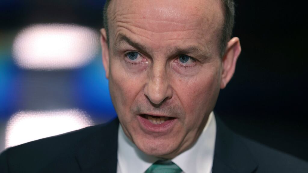 Taoiseach Michael Martin: ‘There can be no moral equivalence around this war. Certain countries need to get off the fence on that.’  Photograph: PA Wire