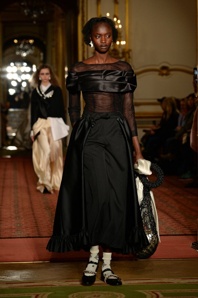 Simone Rocha at London Fashion Week. Photograph: Eamonn McCormack/BFC/Getty Images