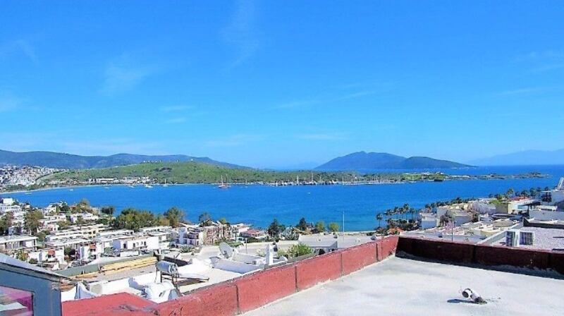 Turkey: this duplex in an art-deco style building has views across Gümbet bay and the Aegean sea