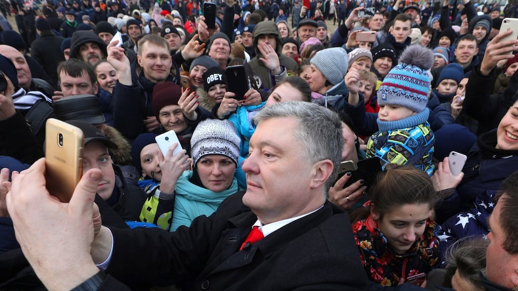 Ukrainian president Petro Poroshenko: the confectionary billionaire’s already-poor record on anti-graft reform has suffered a battering in recent days. Photograph: Mikhail Palinchak/AFP