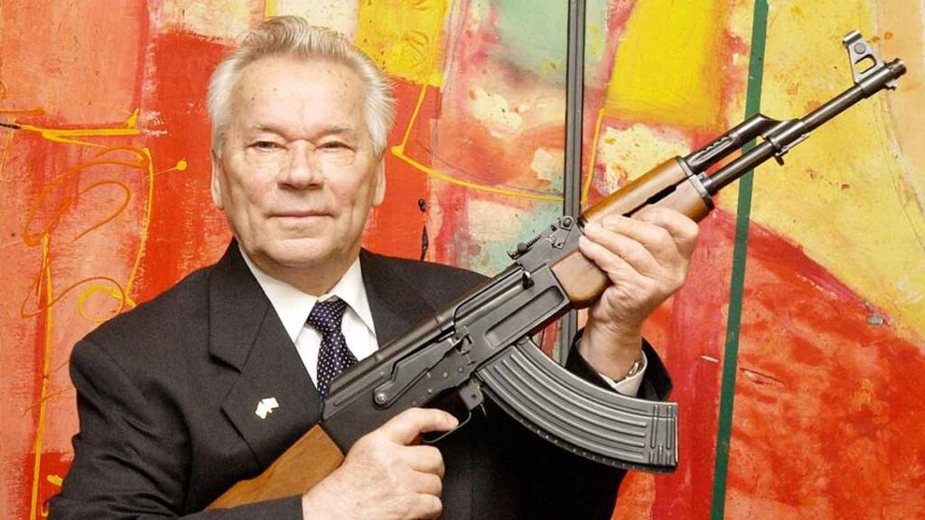 Mikhail Kalashnikov: regretted the ’misuse’ of his weapons around the world.