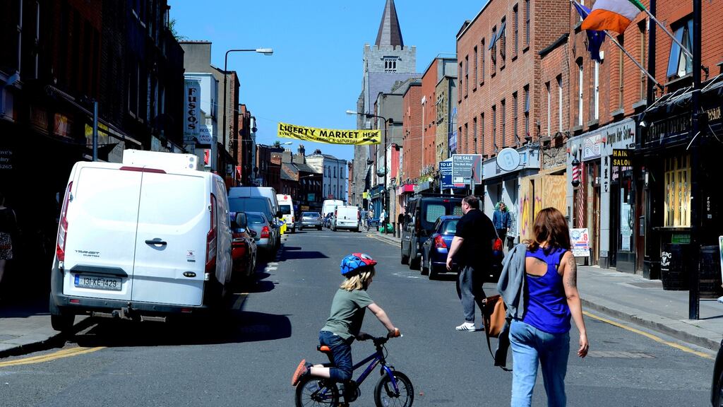 Meath Street in The Liberties, Dublin. Photograph: Cyril Byrne